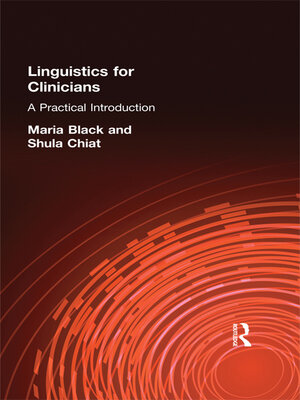 cover image of Linguistics for Clinicians